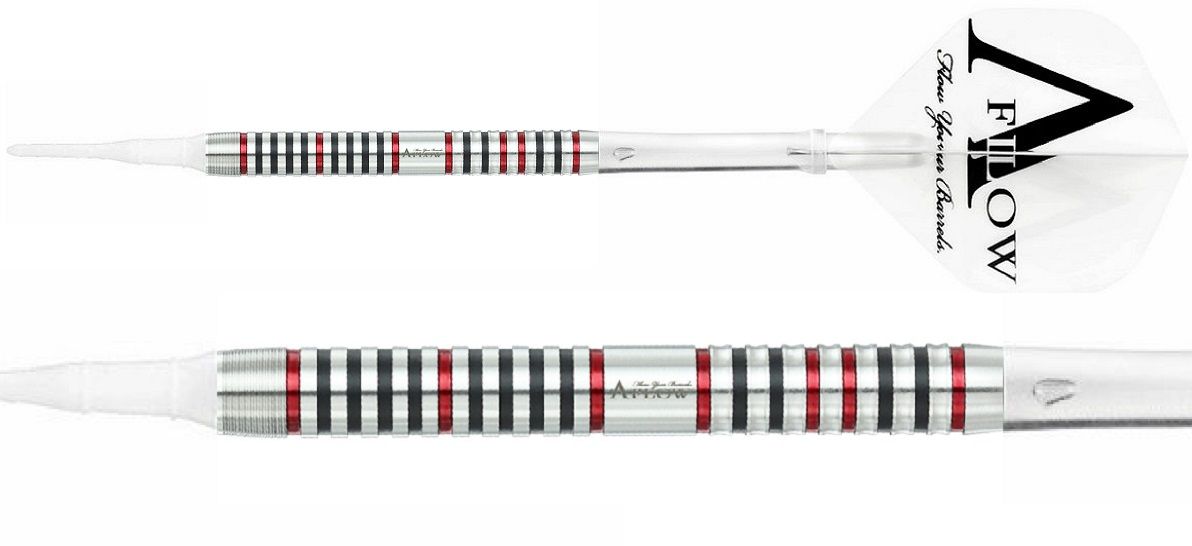 Dynasty Black Line A-FLOW Michael Unterbuchner "T-Rex" Soft Dart Pfeile 18 Gramm Softdarts