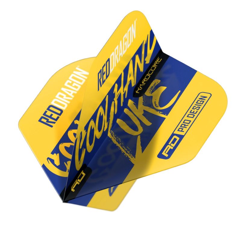 Reddragon Luke Humphries Signature Yellow Hardcore Dart Flights Flights