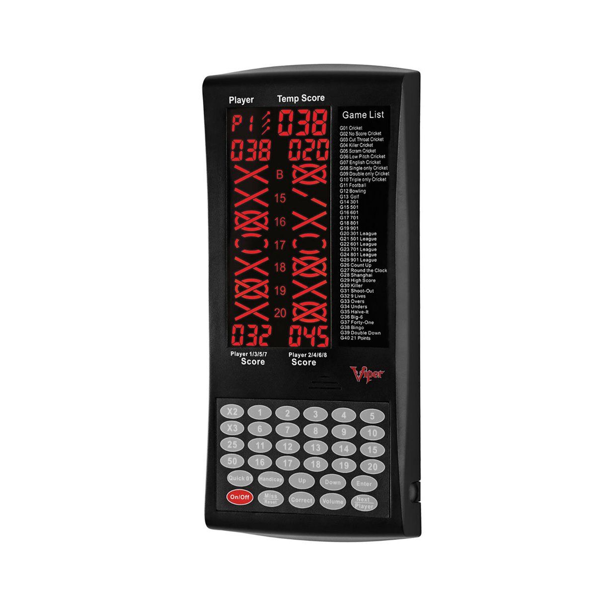 Viper Pro Score Digital Dart Scorer Punktezähler Scorer
