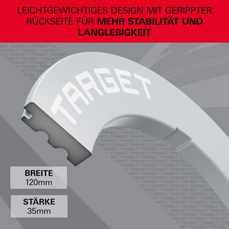 Target Notched Surround Catchring Schwarz/Rot/Grau Auffangring