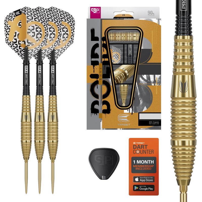 Target Bolide Envy 05 Swiss Point 90% Steeldarts 22/24/26 Gramm Steeldarts