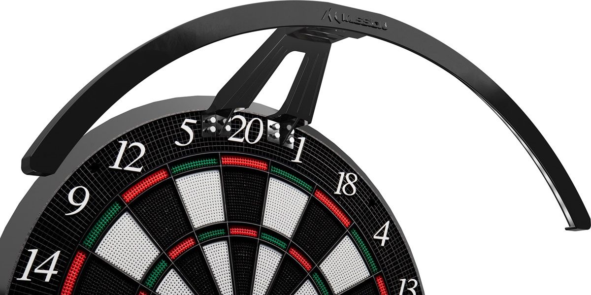 Mission Torus ST Lighting System LED Licht für Softtip Dartboards Dartscheiben Boardzubehör