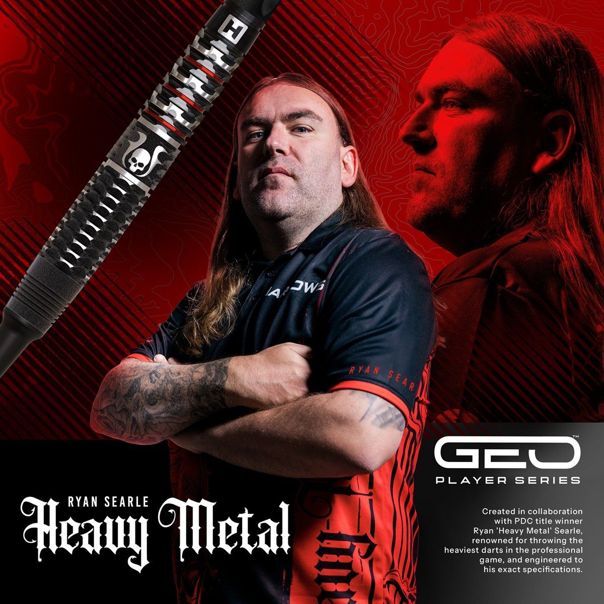Harrows Ryan Searle GEO 90% Softdarts 20 Gramm Softdarts