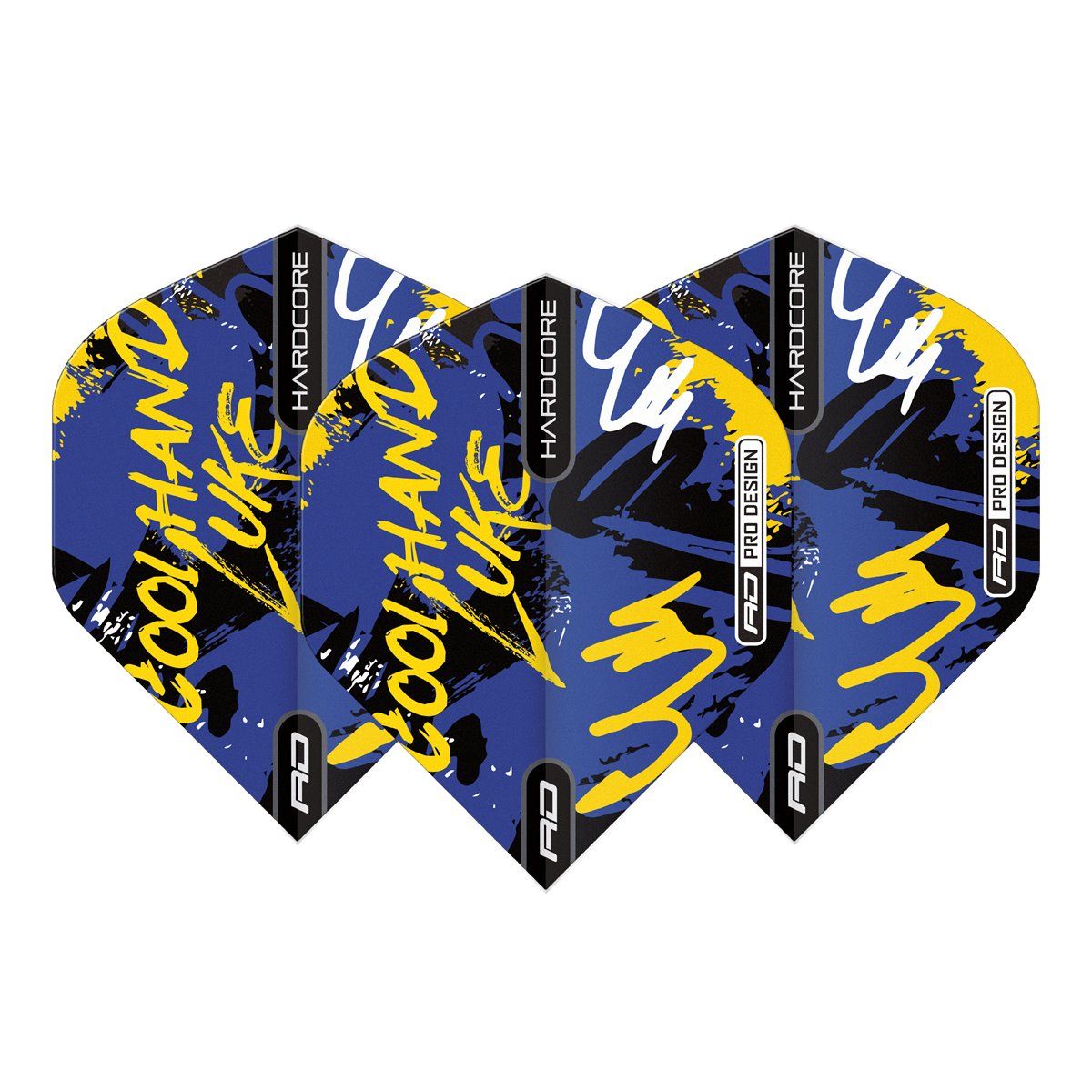 Reddragon Luke Humphries Signature Graffiti Blue Hardcore Dart Flights Flights