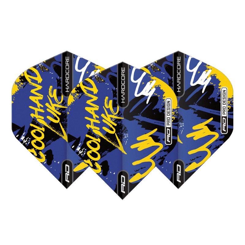 Reddragon Luke Humphries Signature Graffiti Blue Hardcore Dart Flights Flights