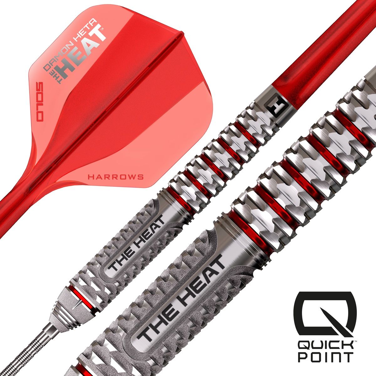 Harrows Damon Heta GEO Quick Point 90% Steeldarts 22/23/24/25 Gramm Steeldarts