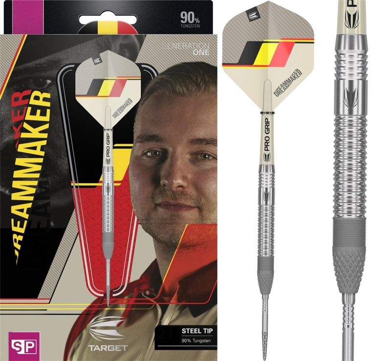 Target Dimitri Van den Bergh G1 90% Swiss Steeldarts 21/23/25 Gramm Steeldarts