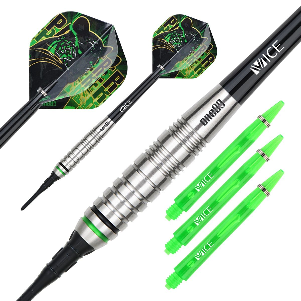 ONE80 Panther-X Softdarts 16/18 Gramm Softdarts