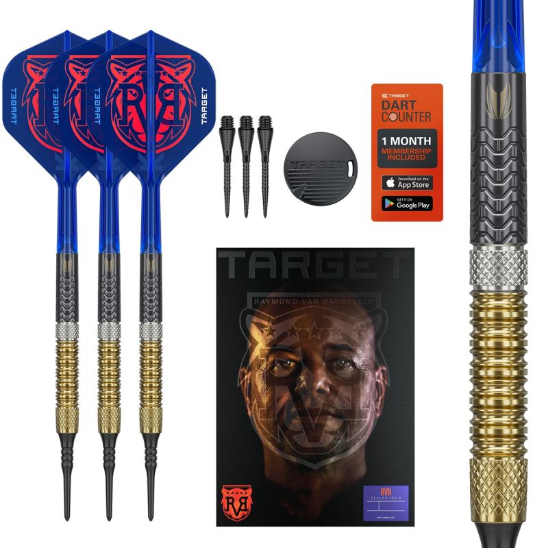 Target Raymond van Barneveld Gen 6 95% Softdarts 18/20 Gramm Softdarts