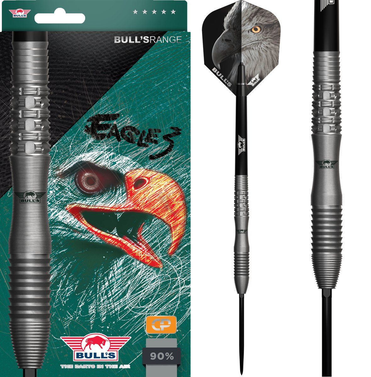 Bull´s Eagle 3 CP 90% Steeldarts 22/24 Gramm Steeldarts