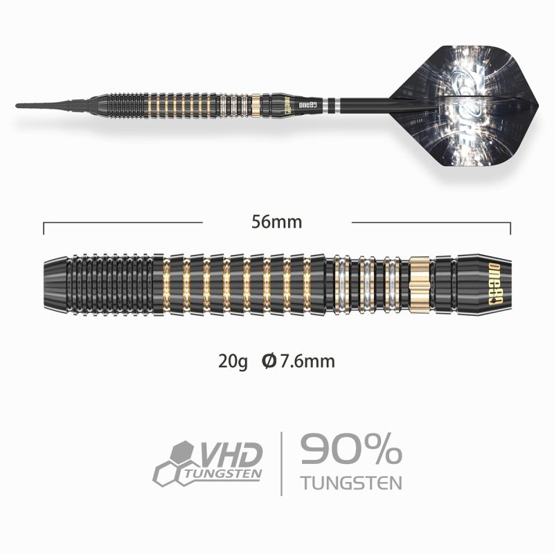 ONE80 T-Core TC4 Softdarts 20 Gramm Softdarts