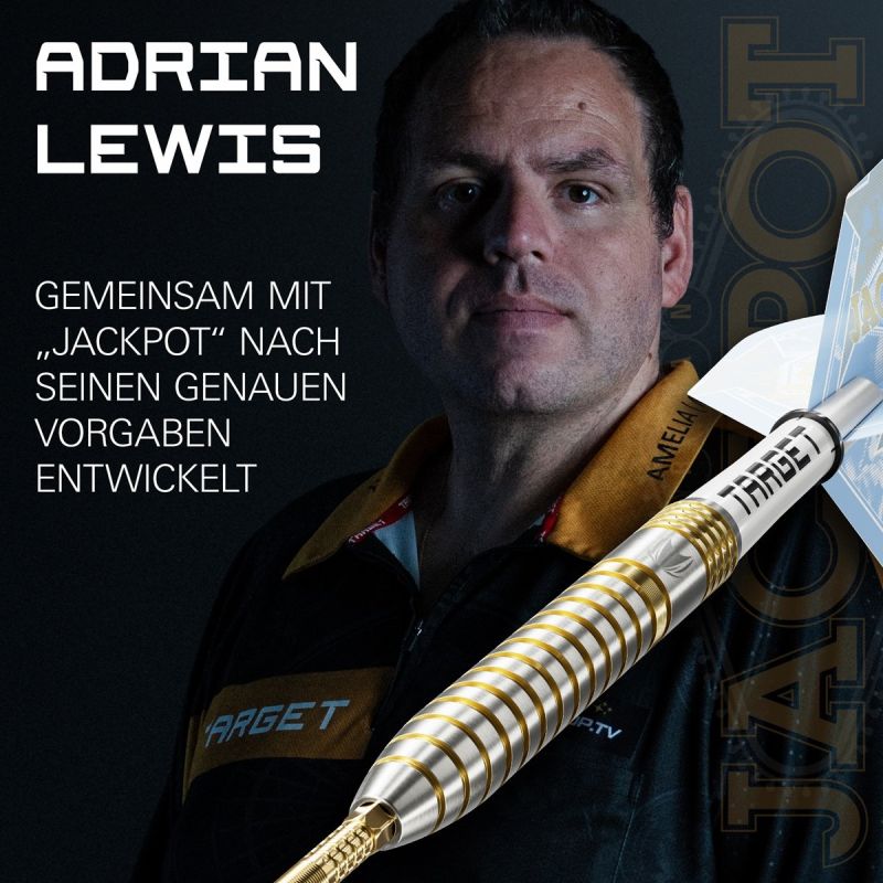 Target Adrian Lewis Showdown SP 95% Steeldarts 23/25 Gramm Steeldarts