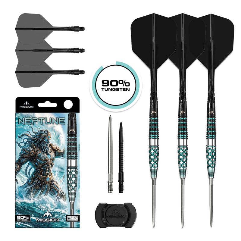 Mission Neptune RP 90% Steeldarts 21/23/25 Gramm Steeldarts