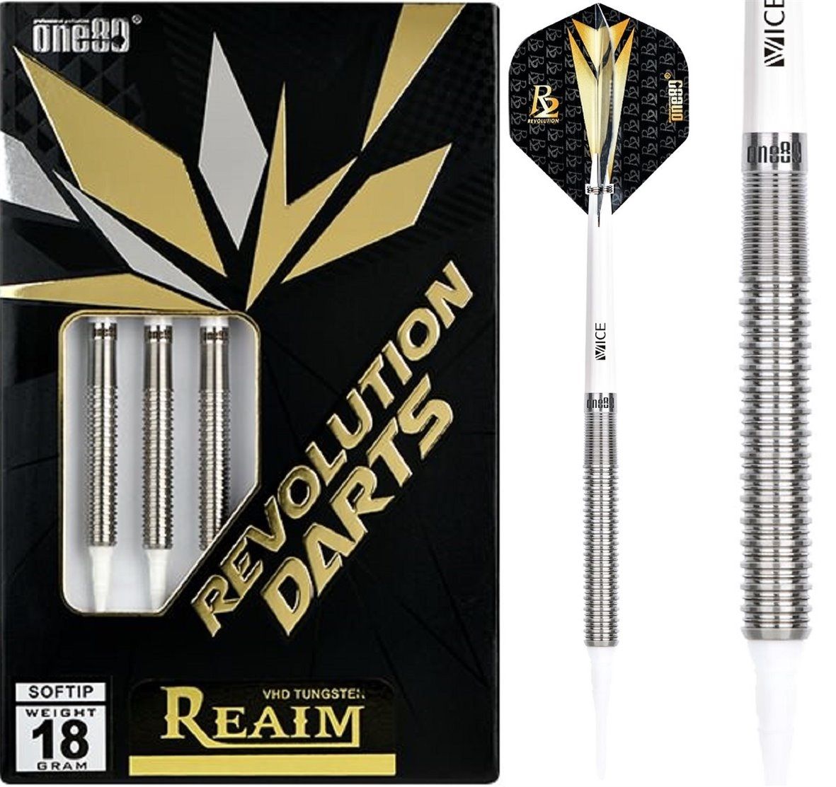 one80 Revolution Reaim Soft Darts 16/18 Gramm Softdarts