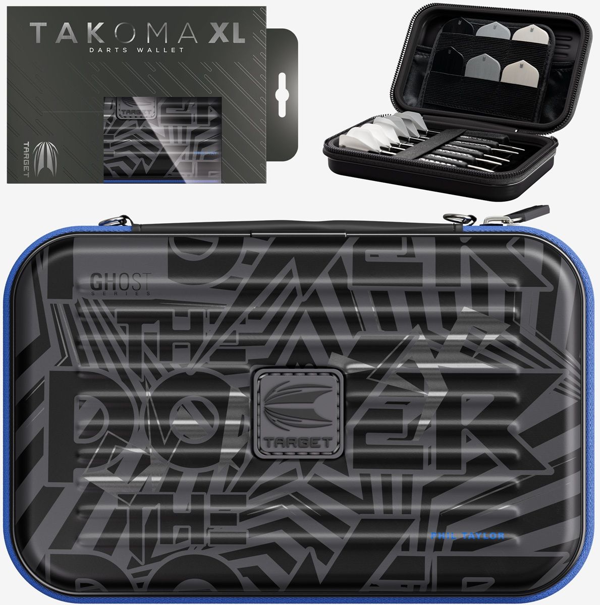 Target Takoma XL Ghost Phil Taylor Wallet Aufbewahrung Case
