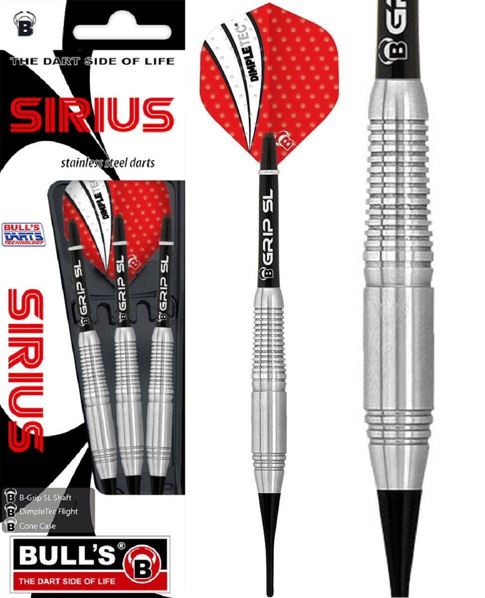 1 Satz BULL'S Sirius Soft Dart 18g Softdarts