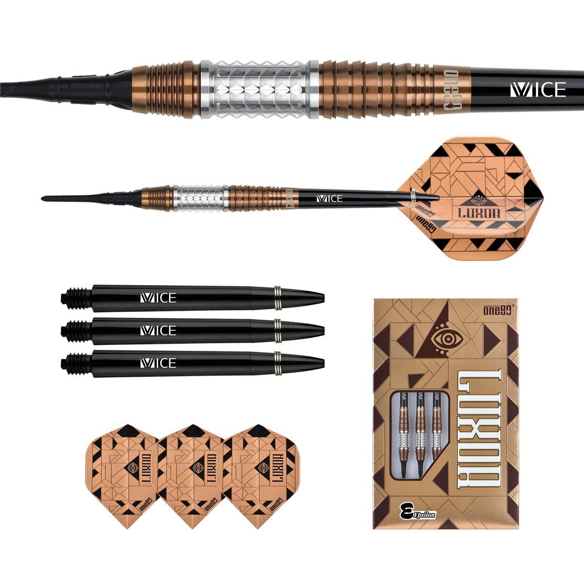 One80 Luxor Epsilon Softdart 18/20 Gramm Softdarts
