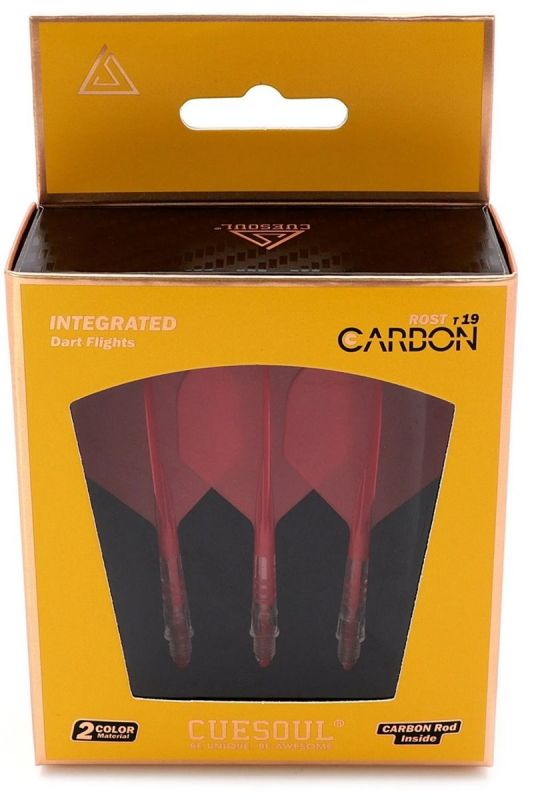 Cuesoul Dart Flight/Shaft ROST T19 Carbon Shaft Rot/Rot Standard Flights