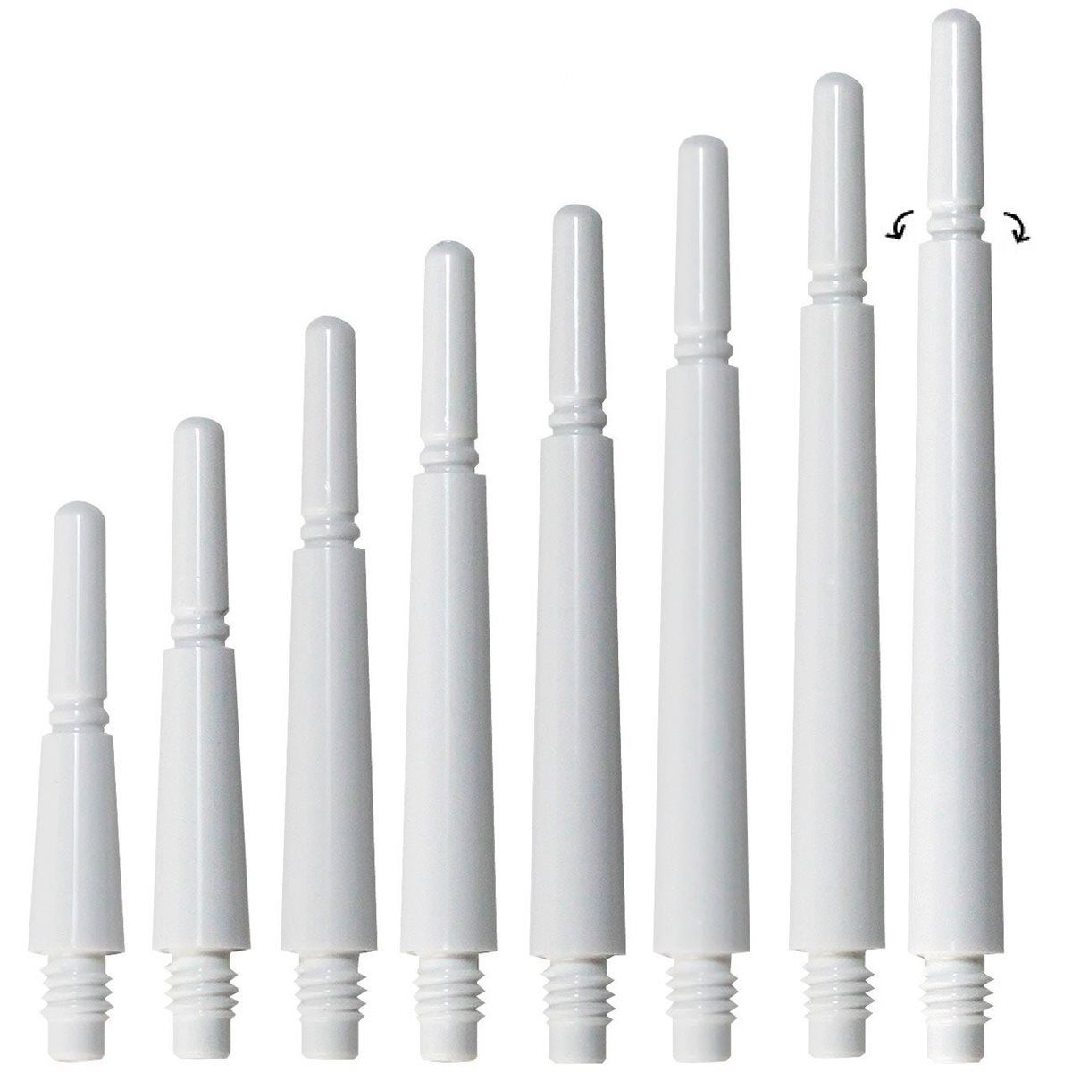 Cosmo Darts Fit Shafts Gear Normal Spinning Weiß Shafts