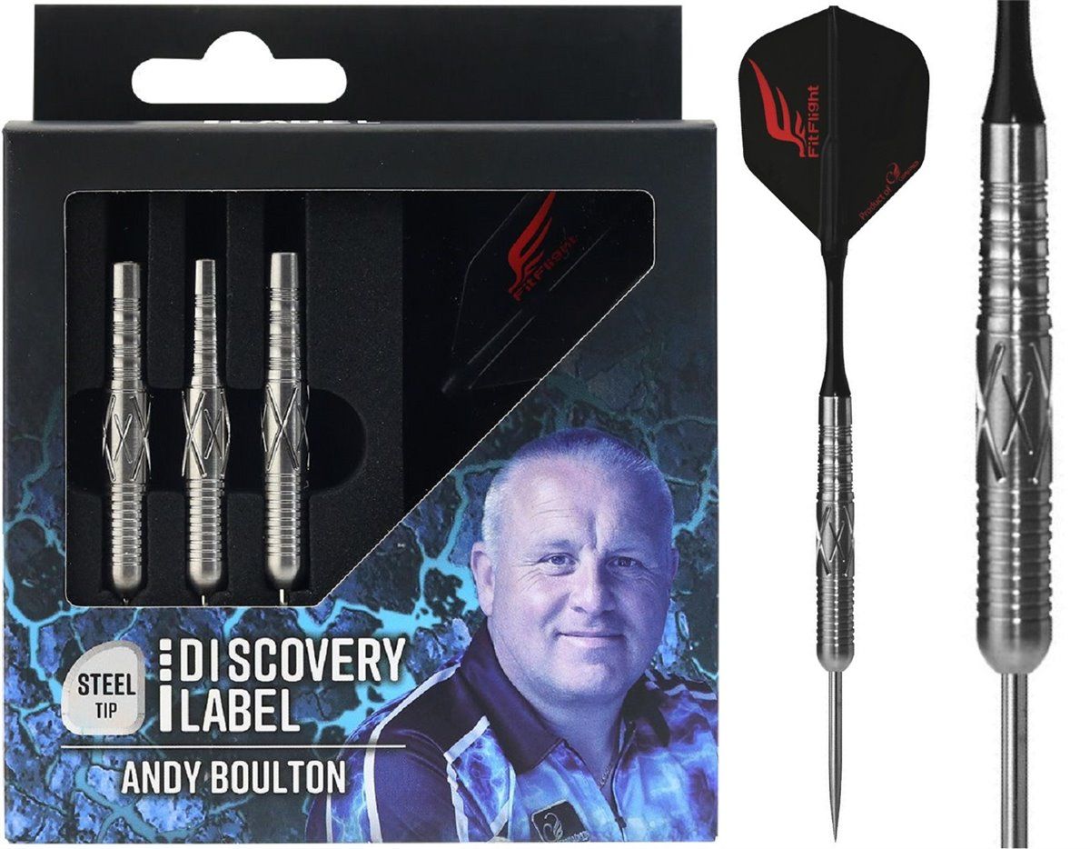 Cosmo Darts Discovery Label Andy Boulton Steeldart 21/23 Gramm Steeldarts
