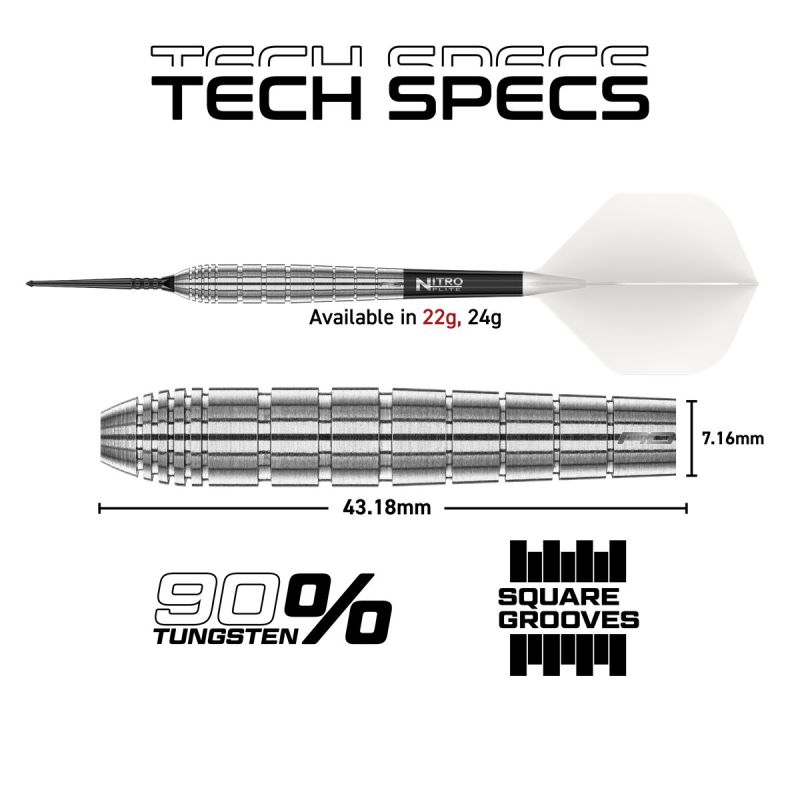 Reddragon Luke Humphries TX1 Pioneer Switch Point 90% Steeldarts 22/24 Gramm Steeldarts