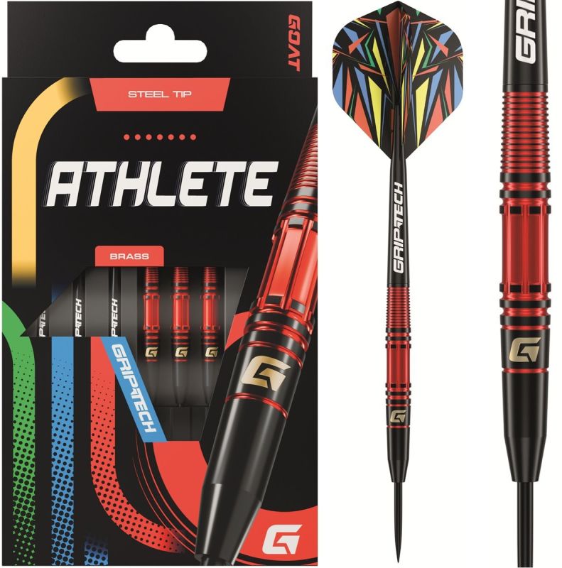 GOAT Athlete Red Brass Steeldarts 11 Gramm Steeldarts