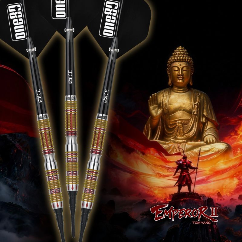 ONE80 Tom Yang Emperor 2 90% Softdarts 21 Gramm Softdarts