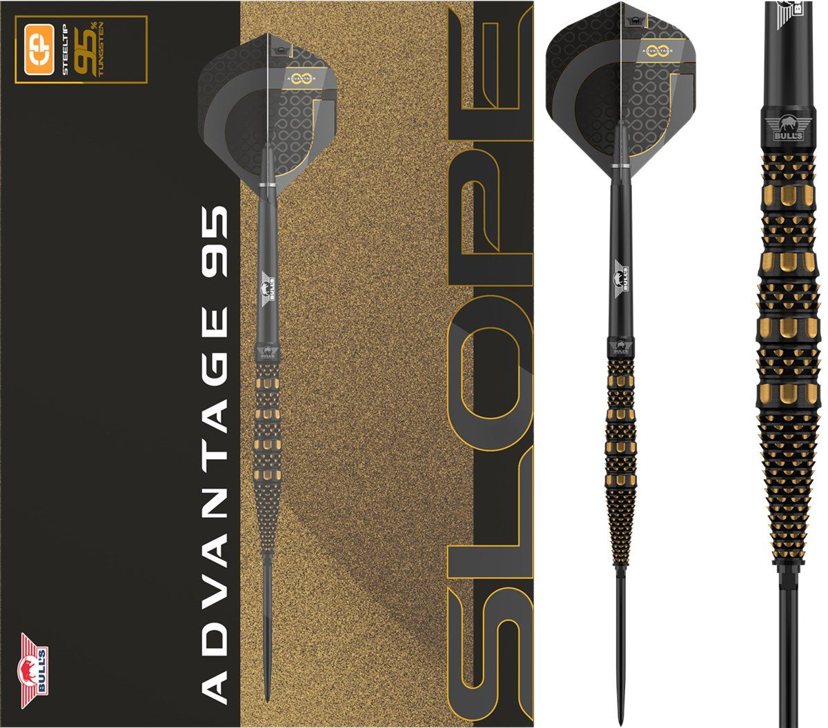 Bull´s Advantage Slope CP 95% Steeldarts 22/23/24 Gramm Steeldarts