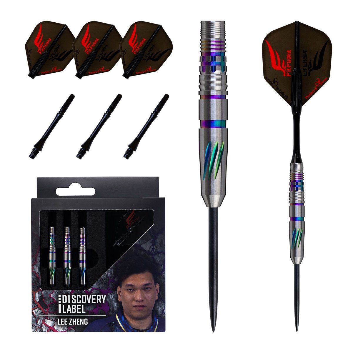 Cosmo Darts Discovery Label Lee Zheng Steeldarts 22 Gramm Steeldarts