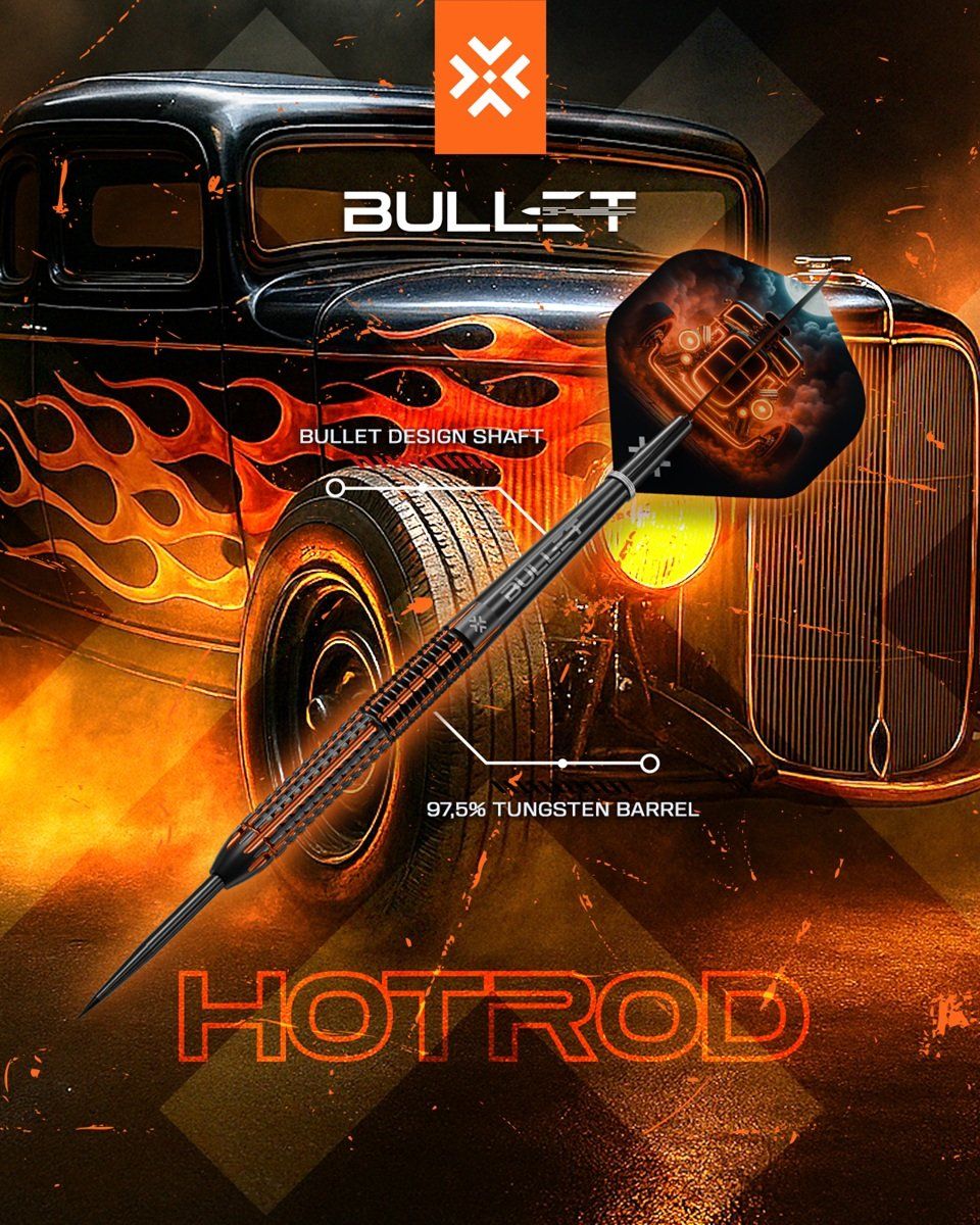 Bullet Hotrod 97,5% Steeldarts 24 Gramm Steeldarts