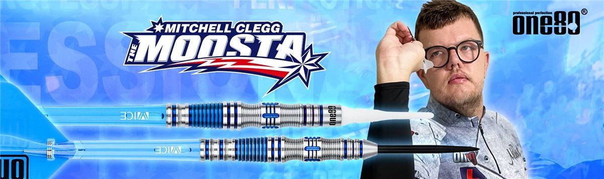 One80 Signature Darts Mitchell Clegg The Moosta V2 Softdarts 20 Gramm Softdarts