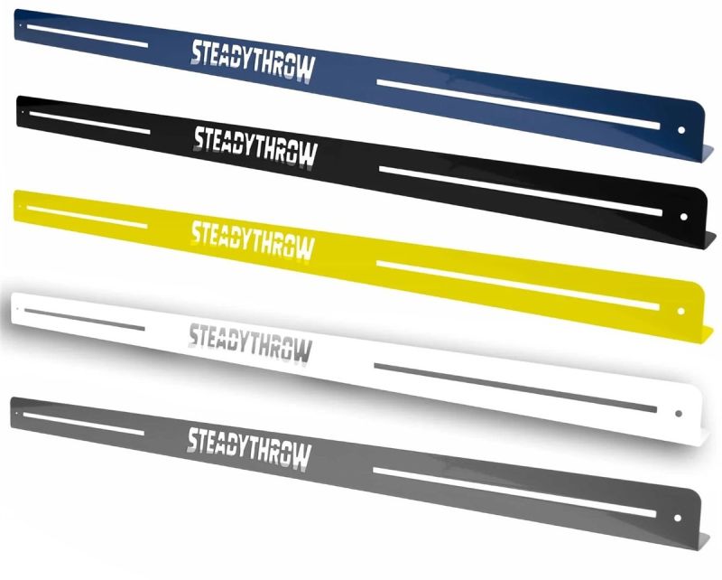 SteadyThrow Lite Oche mit Klettband für Dartteppiche von 60 bis 90 cm Breite Abwurflinie
