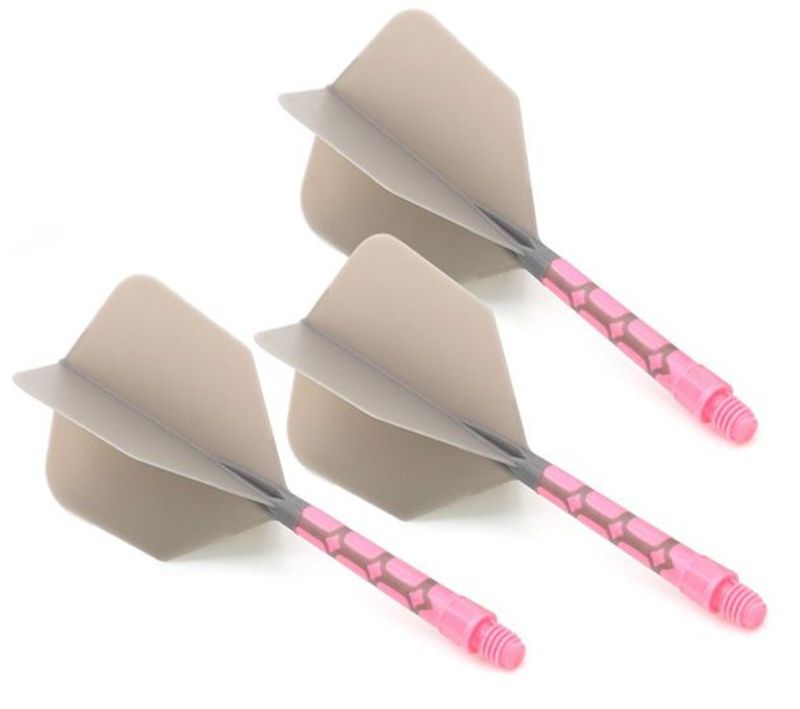 Cuesoul Dart Flight/Shaft ROST T19 Flight Grau Big Wing Flights