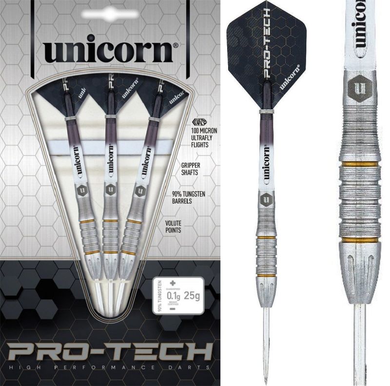 Unicorn Pro-Tech 5 90% Steeldarts 23/25/27 Gramm Steeldarts