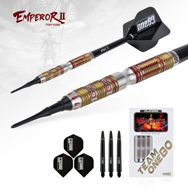 ONE80 Tom Yang Emperor 2 90% Softdarts 21 Gramm Softdarts