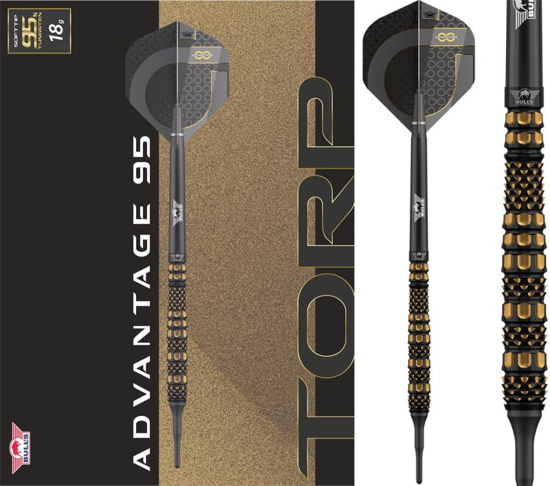 Bull´s Advantage Torp 95% Softdarts 18 Gramm Softdarts