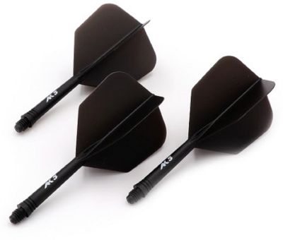 Cuesoul Dart Flight/Shaft AK5 Schwarz Big Wing Flights