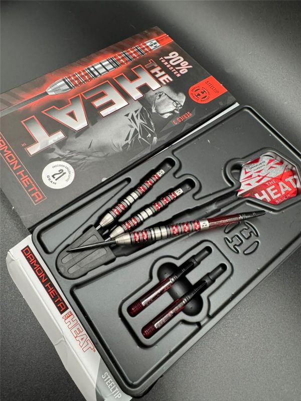 Harrows Damon Heta The Heat G3 Steeldarts 90% 21/23/25 Gramm Steeldarts