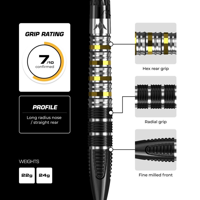 Mission Astro RP 95% Steeldarts 22/24 Gramm Steeldarts