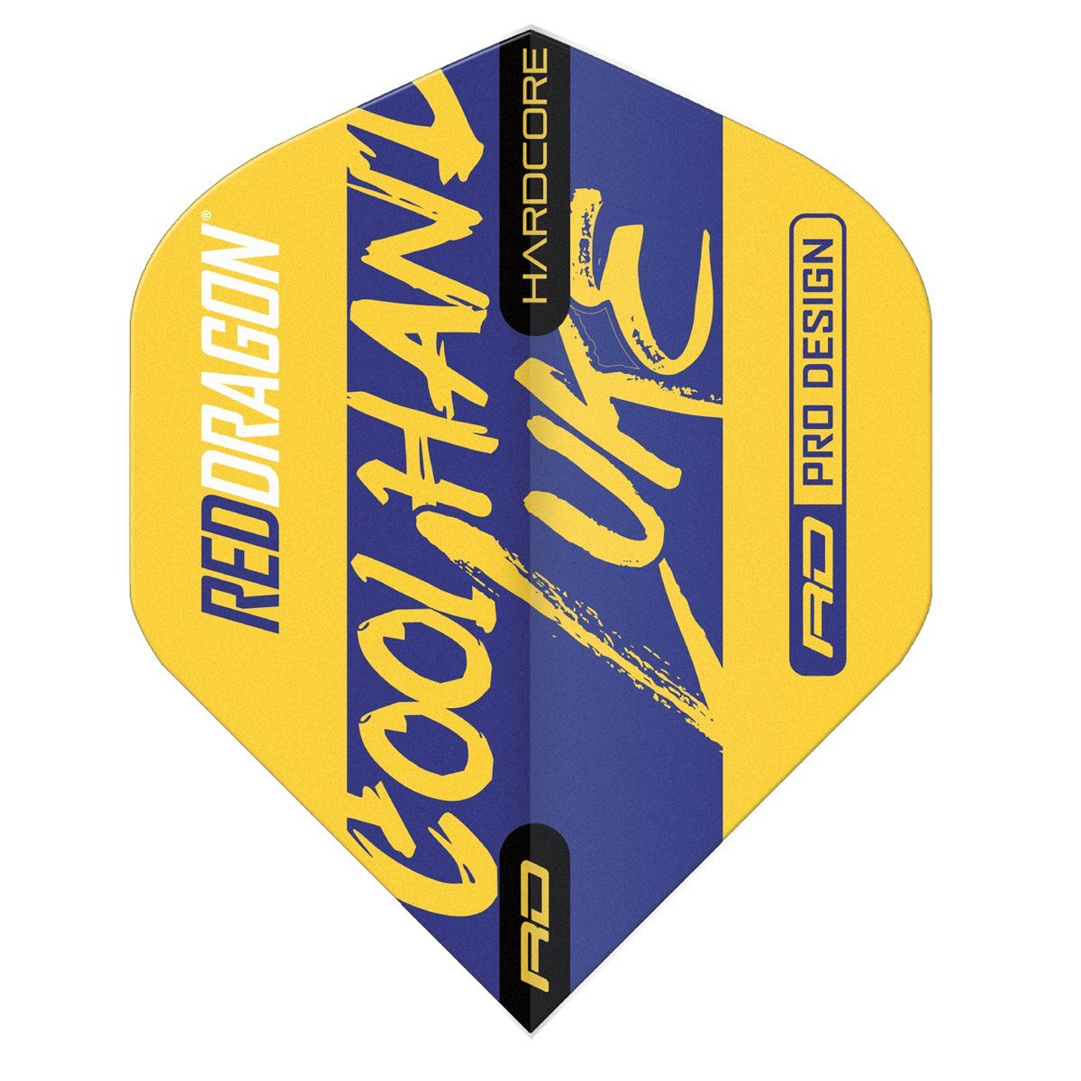 Reddragon Luke Humphries Signature Yellow Hardcore Dart Flights Flights