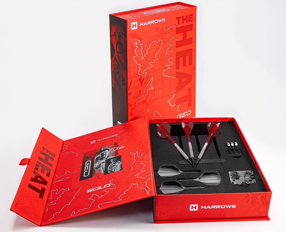 Harrows Damon Heta GEO 90% Softdarts 18 Gramm Softdarts
