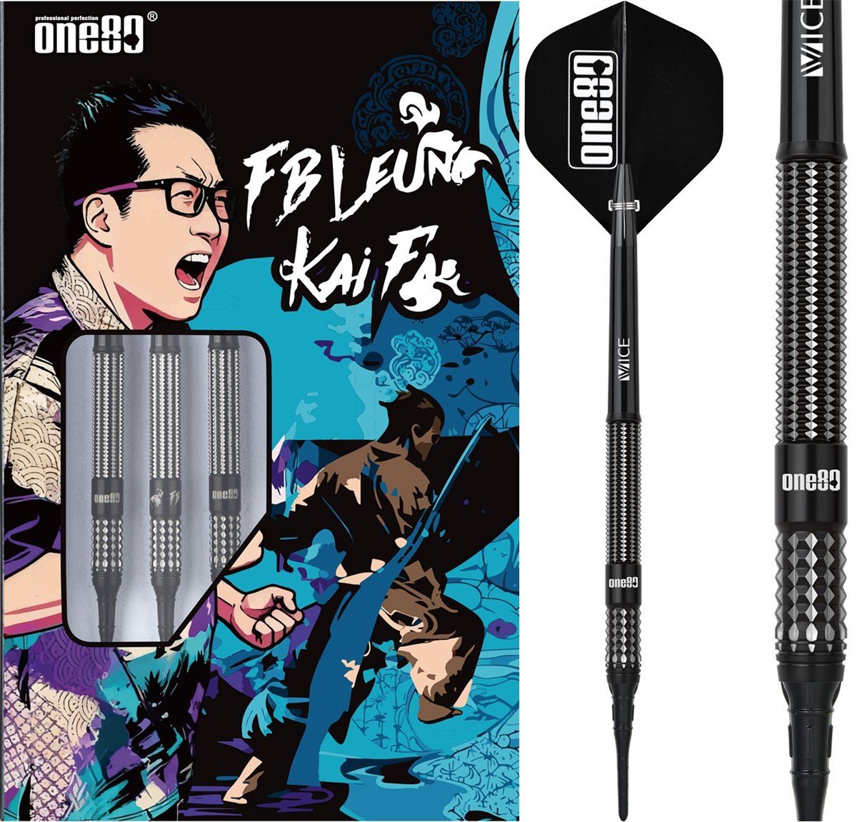 One80 FB Leung V3 Signature Dart 90% Softdarts 18 Gramm Softdarts