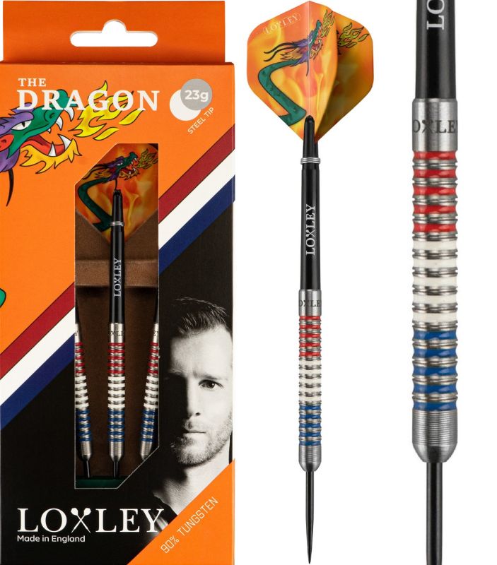 Loxley Jules van Dongen Steel Darts 21/23/25 Gramm Steeldarts