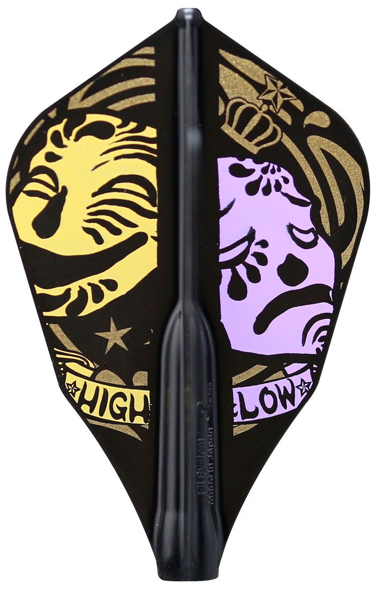 Cosmo Darts Fit Flights Air Shogo Yokumoto 3 W-Shape Flights