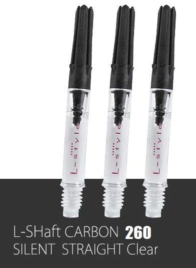 L-Style L-Shaft Carbon Silent Transparent – Spinning Carbon Dart Shafts Shafts