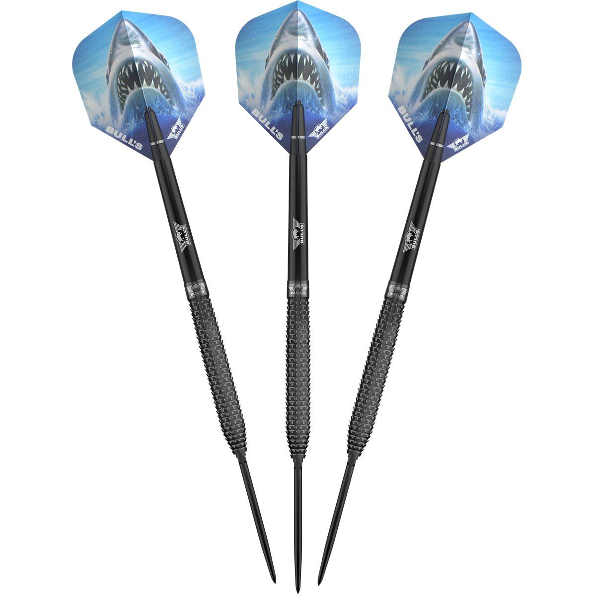 Bull´s Shark Pro Black CP 90% Steeldarts 22/23/24/25 Gramm Steeldarts