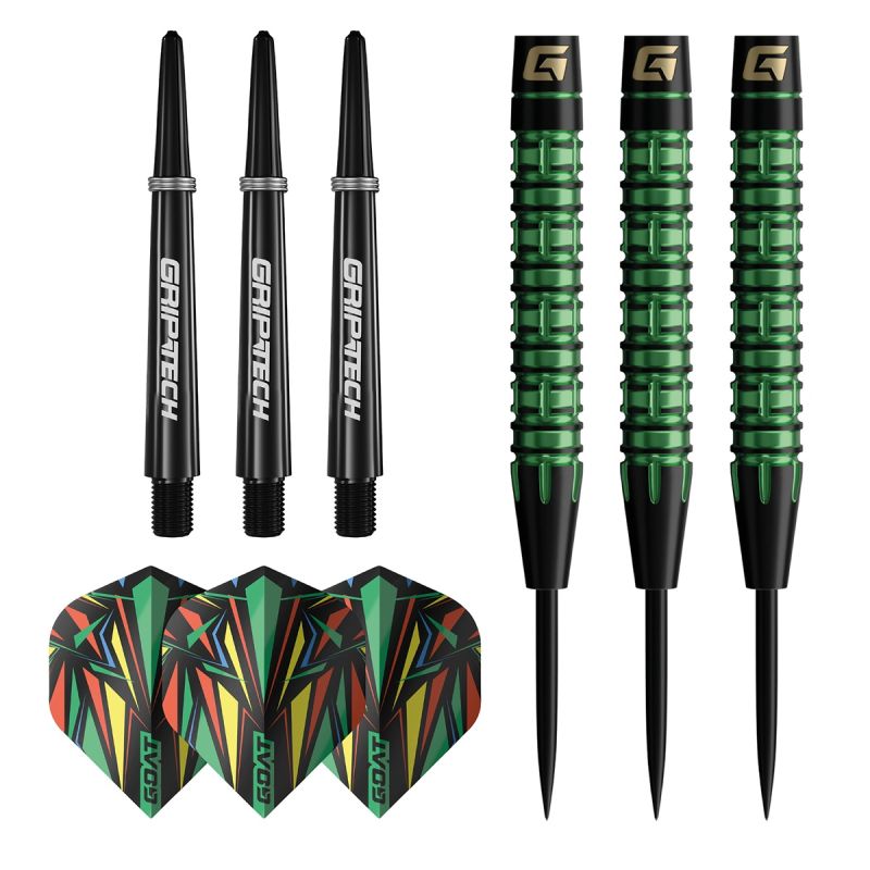 GOAT Athlete Green 90% Steeldarts 23/25 Gramm Steeldarts