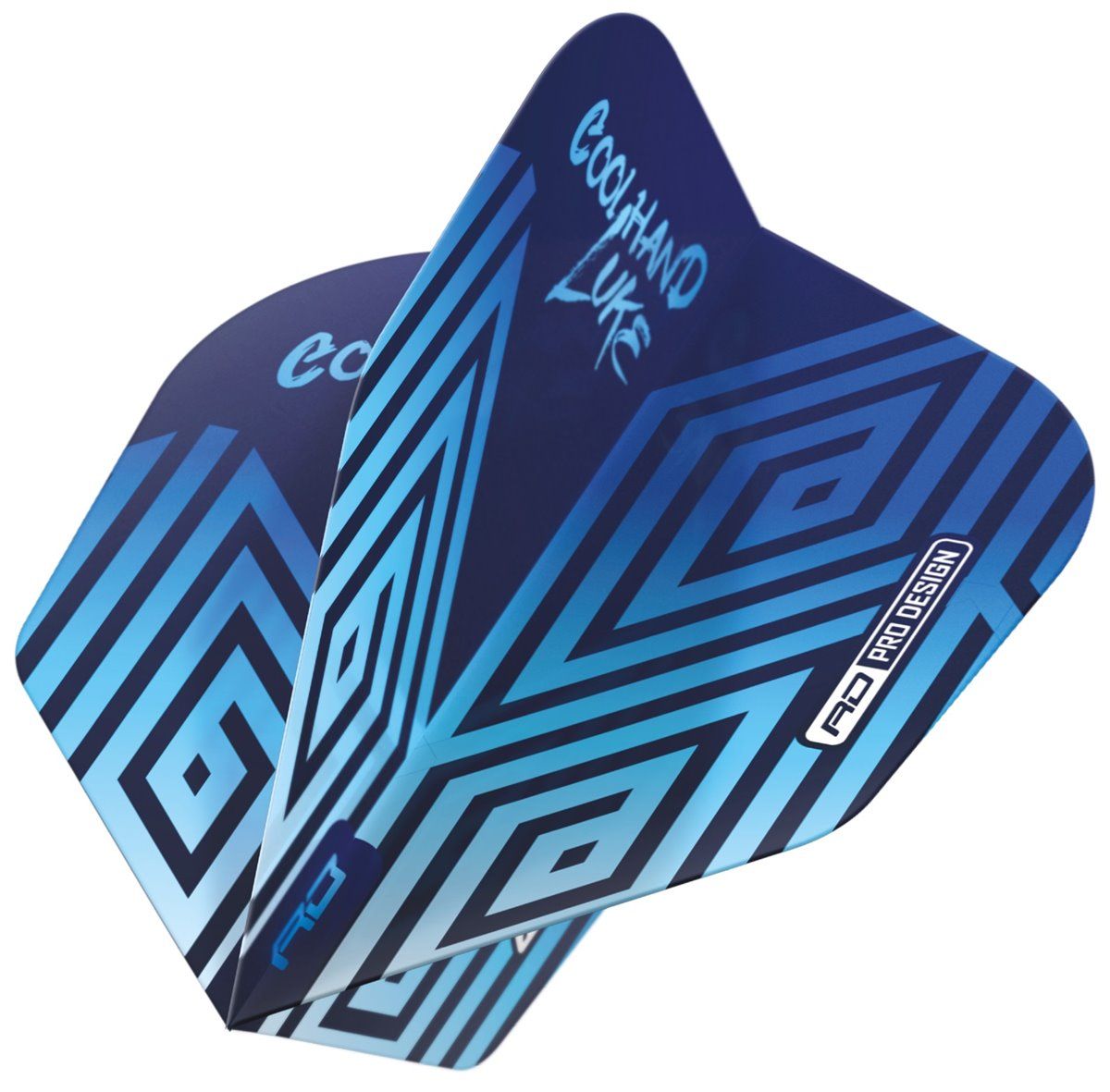 Reddragon Dartflight RD Pro Player Coolhand Luke Blue No. 6 Shape Flights