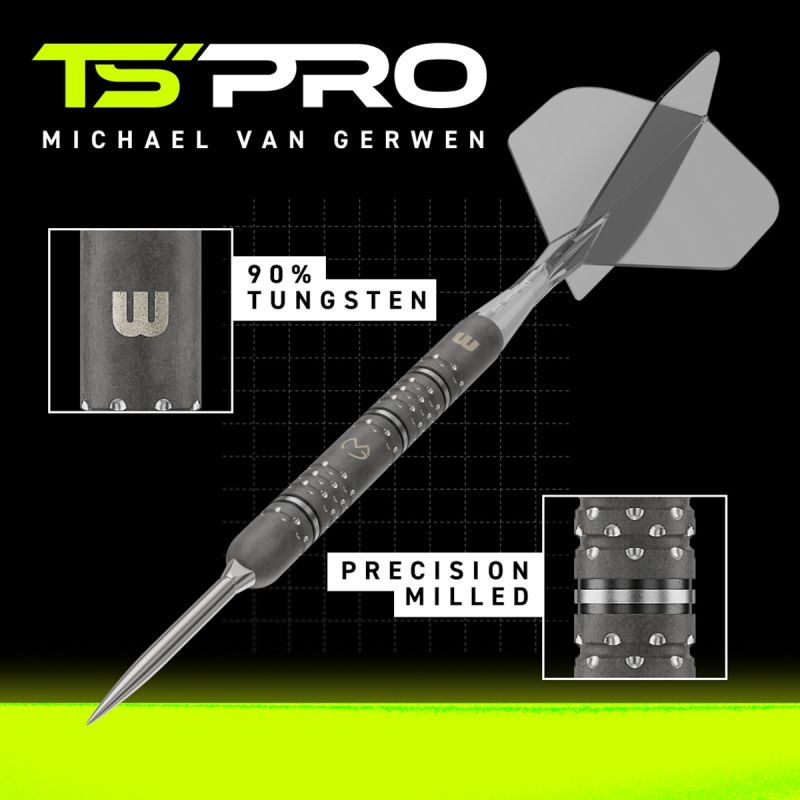 Winmau Michael van Gerwen TS-PRO Switch Point 90% Steeldarts 23/24/25 Gramm Steeldarts