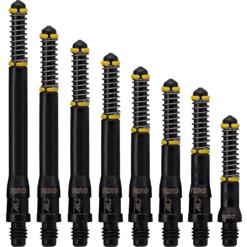 Cuesoul AK7 Tero Dart Shaft Schwarz Shafts